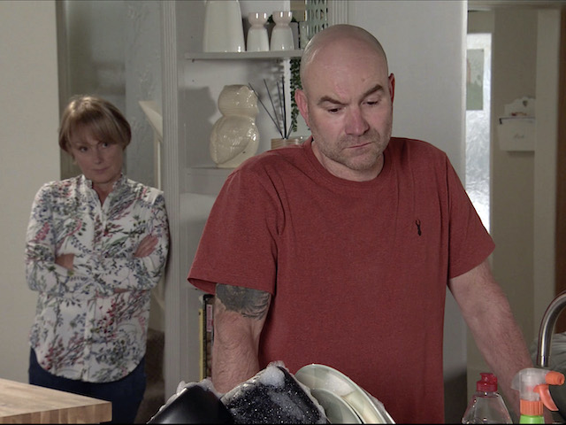 Sally and Tim on Coronation Street on September 4, 2020