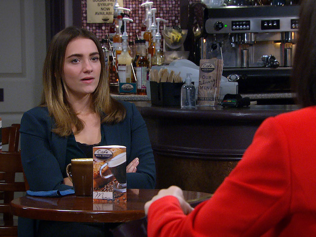 Gabby and Leyla on Emmerdale on October 22, 2020