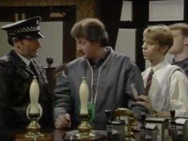 Jim, Andy and Steve on Coronation Street on March 25, 1996