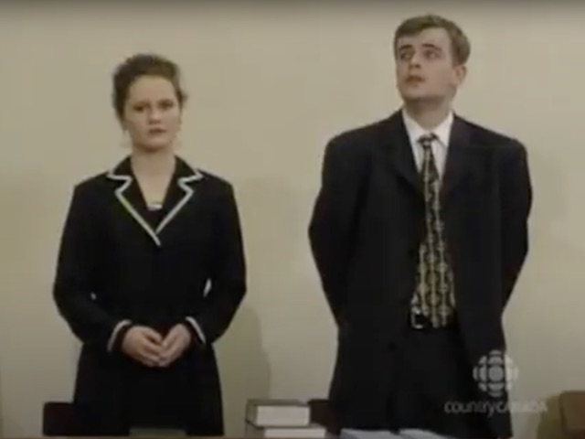 Vicky and Steve on Coronation Street on May 3, 1996
