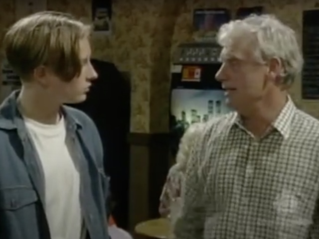 Nick and Don on Coronation Street on July 17, 1996