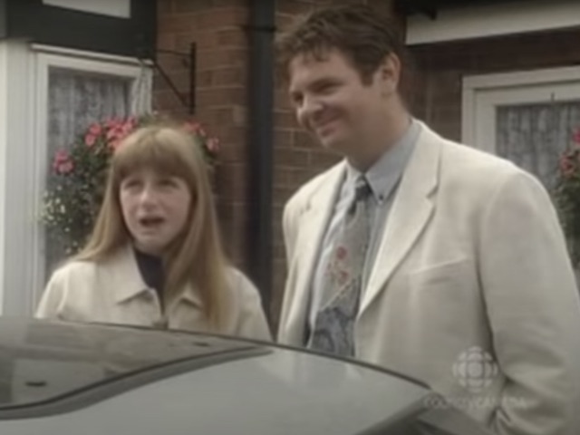 Claire and Des on Coronation Street on August 26, 1996