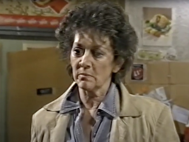 Alma on Coronation Street on January 15, 1997