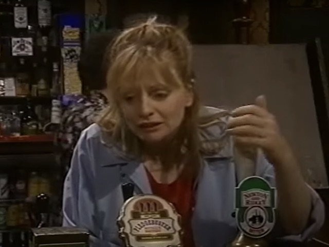 Tricia on Coronation Street on February 14, 1997