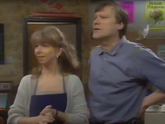 Gail and Roy on Coronation Street on February 19, 1997