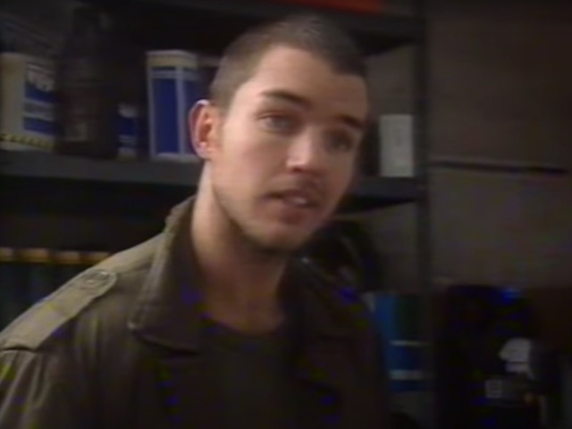 Chris on Coronation Street on March 3, 1997
