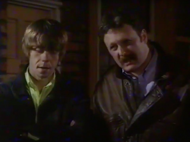 Andy and Jim on Coronation Street on April 4, 1997