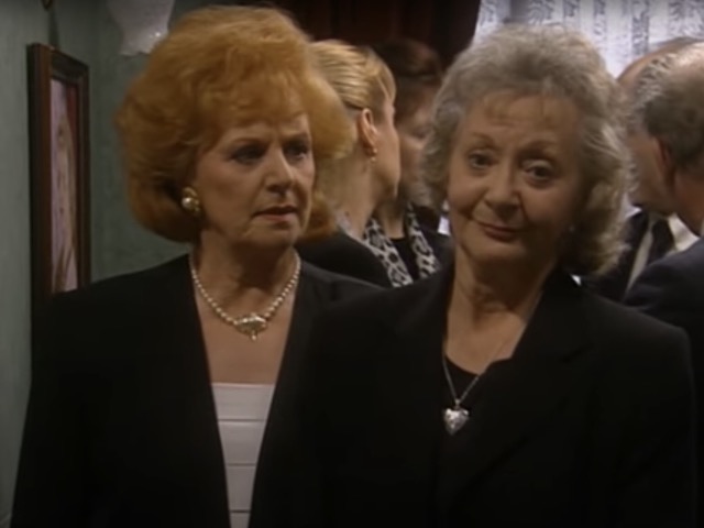 Rita and Mavis on Coronation Street on April 14, 1997