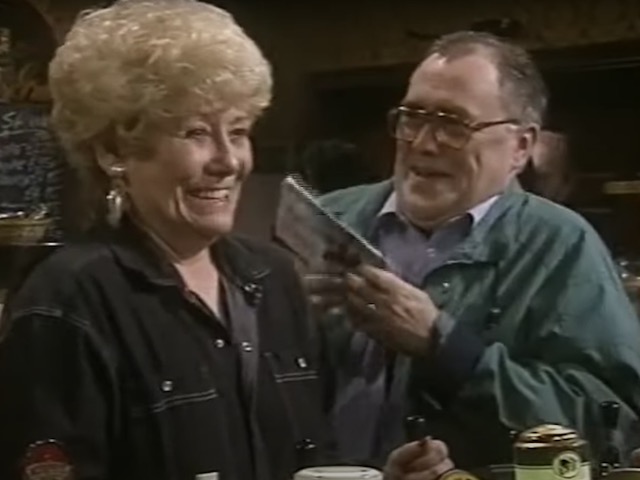 Jack and Vera on Coronation Street on May 16, 1997