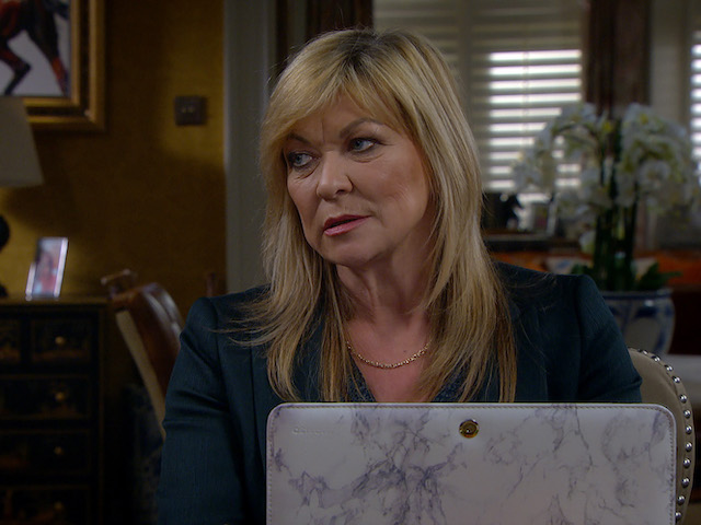 Kim and Mack on Emmerdale on January 19, 2021