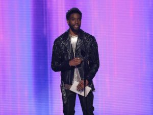 Chadwick Boseman pictured on November 24, 2019