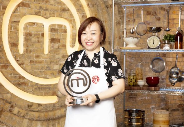 Chariya Khattiyot with the MasterChef trophy