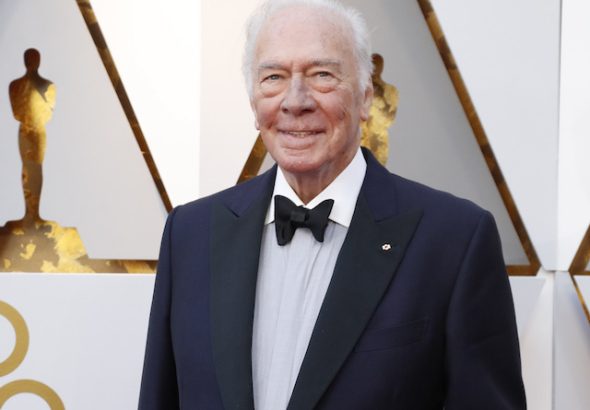 Christopher Plummer pictured on March 4, 2018