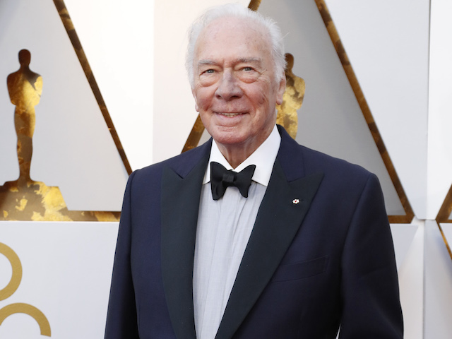 Christopher Plummer pictured on March 4, 2018