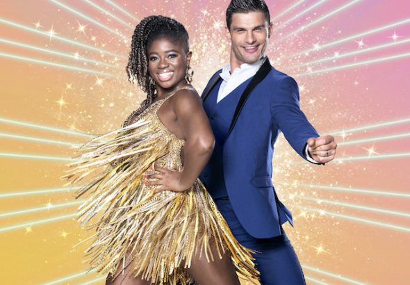 Clara Amfo and Aljaž Škorjanec for Strictly Come Dancing