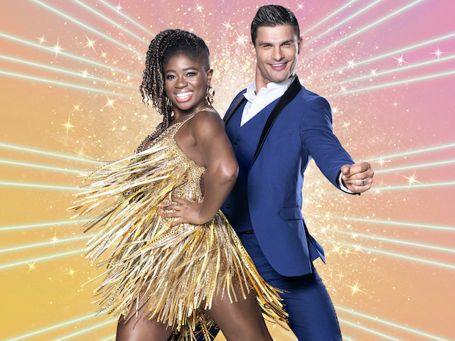 Clara Amfo and Aljaž Škorjanec for Strictly Come Dancing