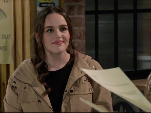 Faye on Coronation Street on November 18, 2020