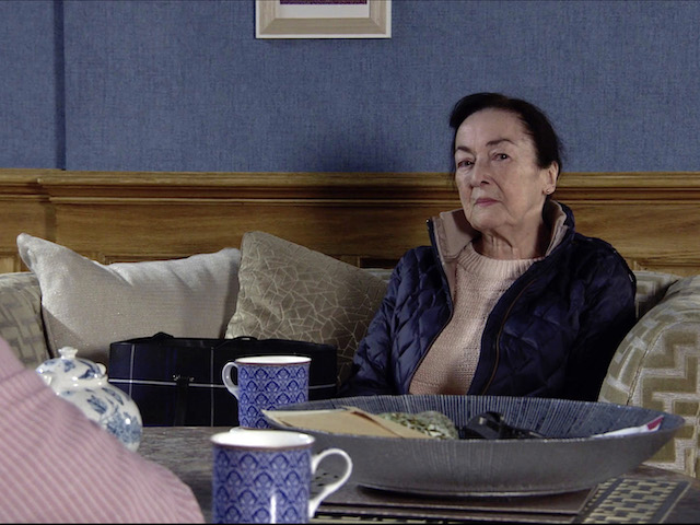 Margaret, Jenny and Johnny on Coronation Street on November 25, 2020