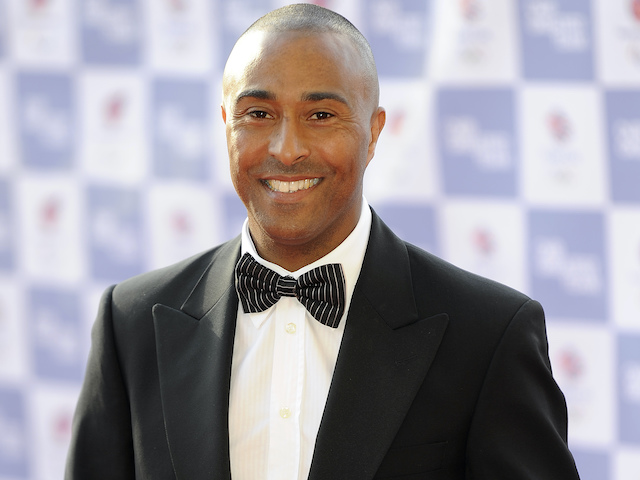 Colin Jackson pictured on May 11, 2012