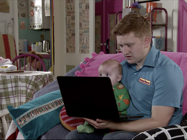 Chesney and Gemma on Coronation Street on May 27, 2020
