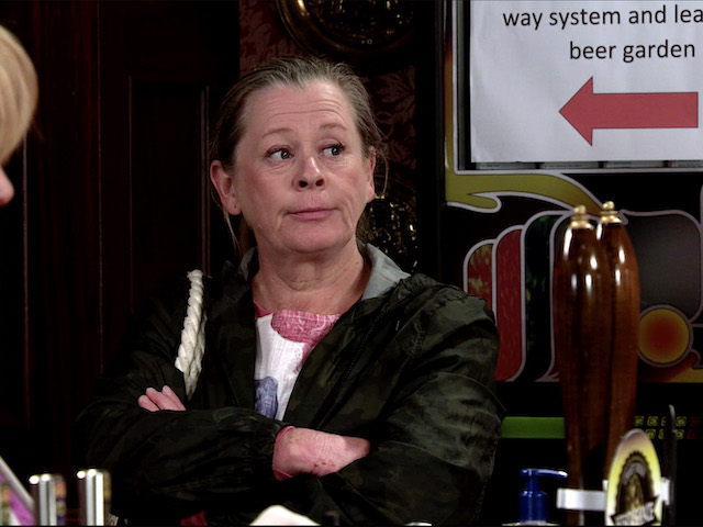 Gary and Bernie on Coronation Street on July 27, 2020