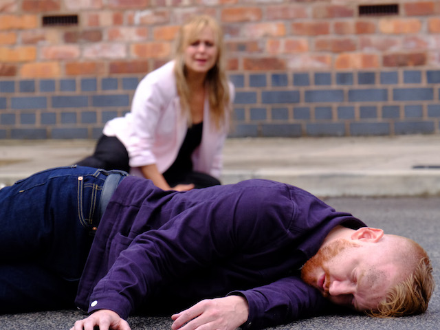 Gary and Sarah on Coronation Street on July 29, 2020