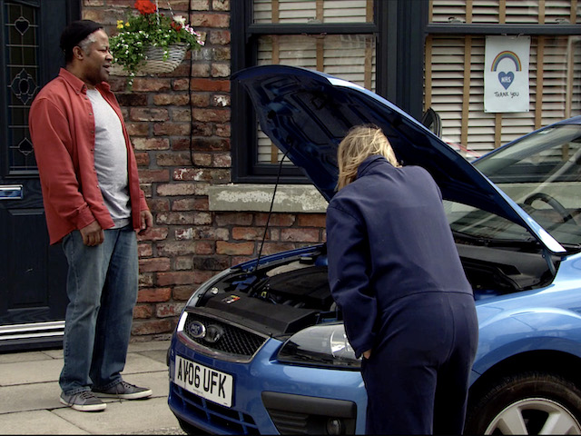 Ed on Coronation Street on July 27, 2020