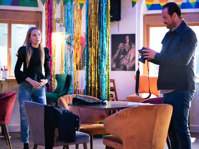 Frankie and Mick on EastEnders on September 28, 2020