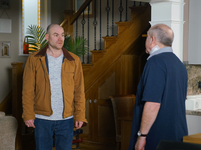 Geoff and Tim on Coronation Street on June 1, 2020