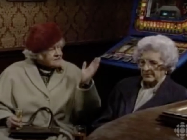 Phyllis and Maud on Coronation Street on January 24, 1996