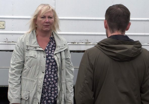 Eileen and Todd on Coronation Street on October 9, 2020