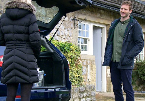 Belle and Jamie on Emmerdale on October 15, 2020