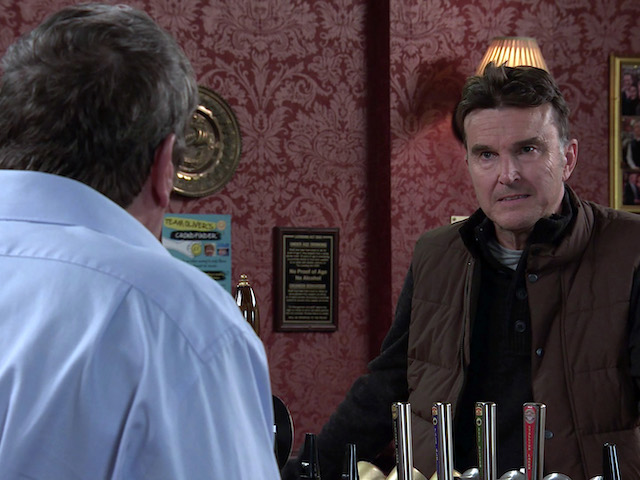 Johnny and Scott on Coronation Street on October 23, 2020