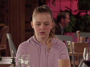 Harriet Bibby as Summer Spellman on Coronation Street