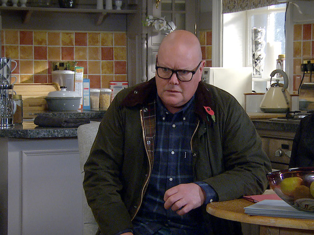 Dominic Brunt as Paddy Kirk on Emmerdale