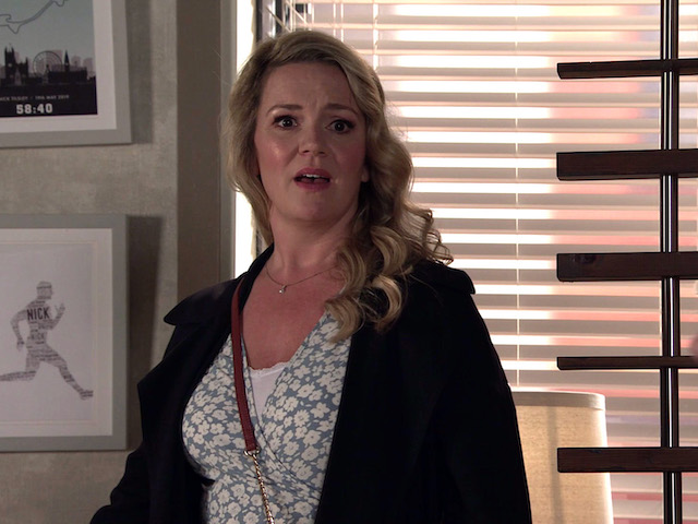 Natasha on Coronation Street on October 23, 2020