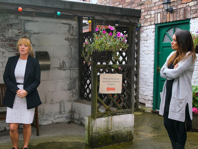 Carla and Jenny on Coronation Street on November 23, 2020