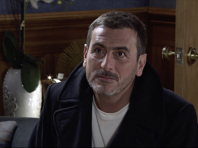 Peter and Carla on Coronation Street on December 7, 2020