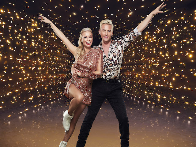 Denise Van Outen and Matt Evers