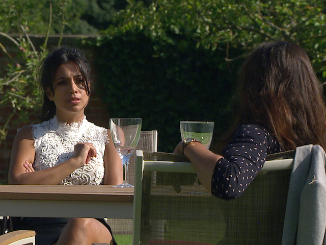 Priya, Al and Manpreet on Emmerdale on August 3, 2020
