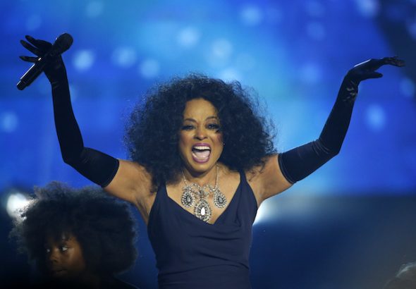 Diana Ross pictured on November 19, 2017