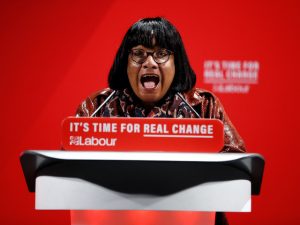 Diane Abbott pictured on November 26, 2019