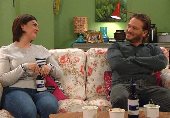 Isabel Hodgins as Victoria Sugden and Matthew Wolfenden as David Metcalfe on Emmerdale