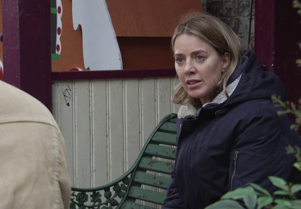 Sally Carman as Abi Webster on Coronation Street