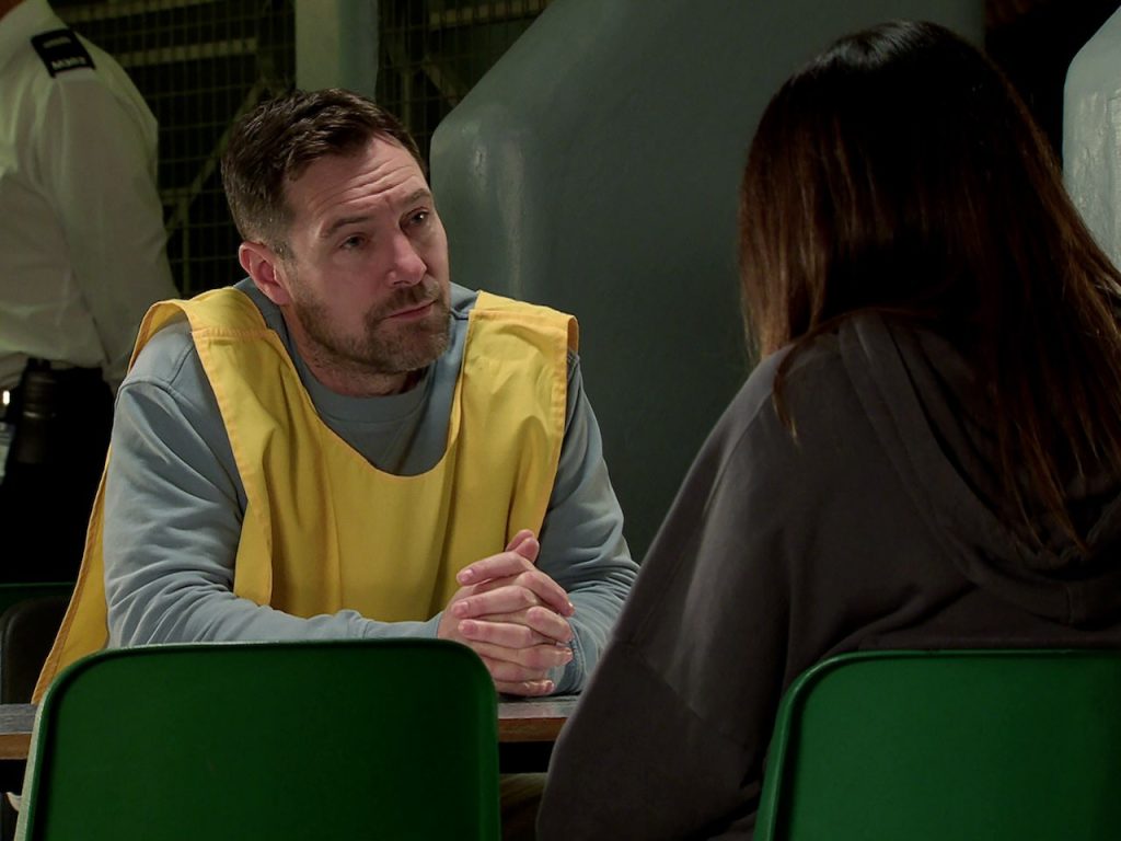 Rob and Carla on Coronation Street on January 15, 2025