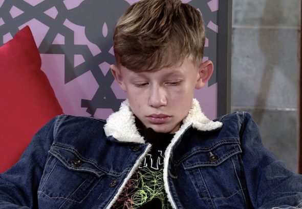 Dylan on Coronation Street on January 18, 2021