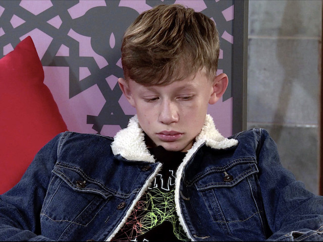 Dylan on Coronation Street on January 18, 2021