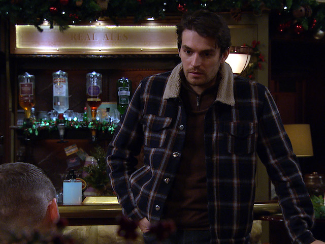 Mack and Aaron on Emmerdale on January 6, 2021