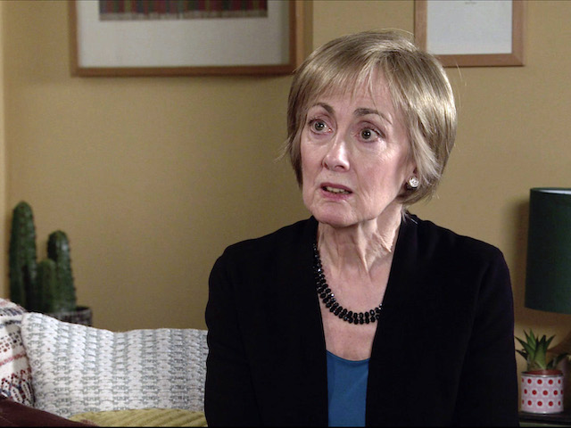 Tim and Elaine on Coronation Street on December 14, 2020