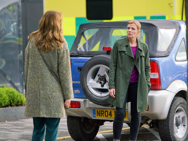 Toyah and Leanne on Coronation Street on November 23, 2020